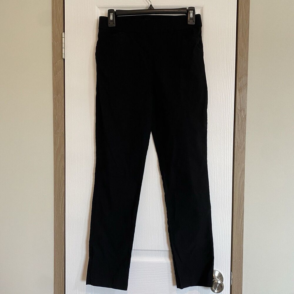 Worthington Pants Women Stretch Sz 10P Career Officecore Teacher Corpcore Black